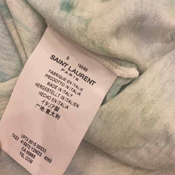 NWOT Saint Laurent Tie Dye T-shirt - Picture 4 of 4